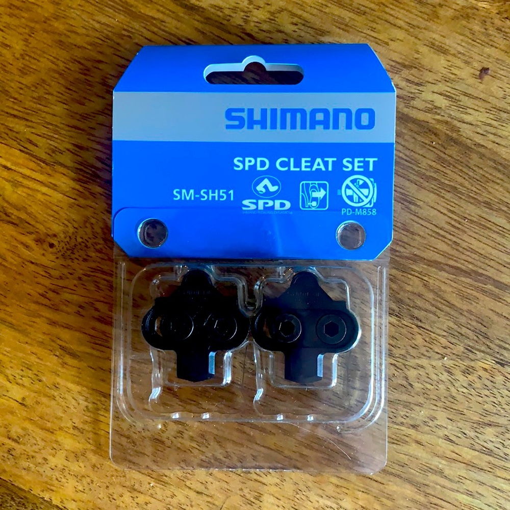 Shimano SPD Cleat Set (SM-SH51) - Spin Shoe Cleats
